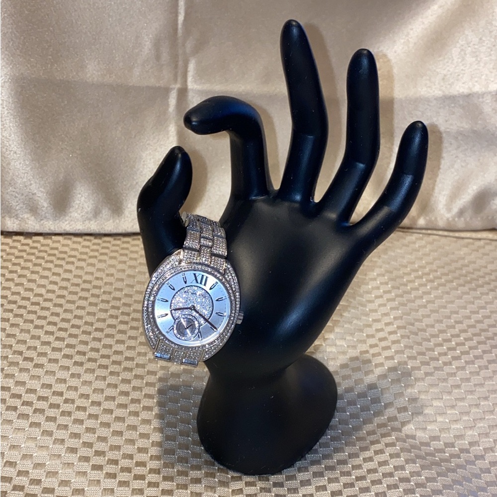 Michael Kors rhinestone watch.